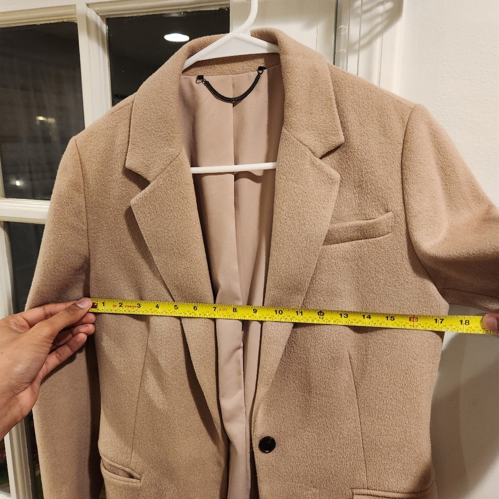 Allsaints wool coat size 6 - Picture 13 of 15